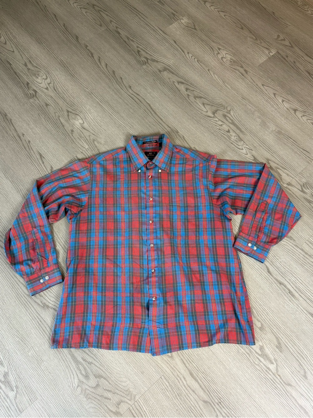 Vintage Van Heusen 417 Single Needle Tailoring Long Sleeve